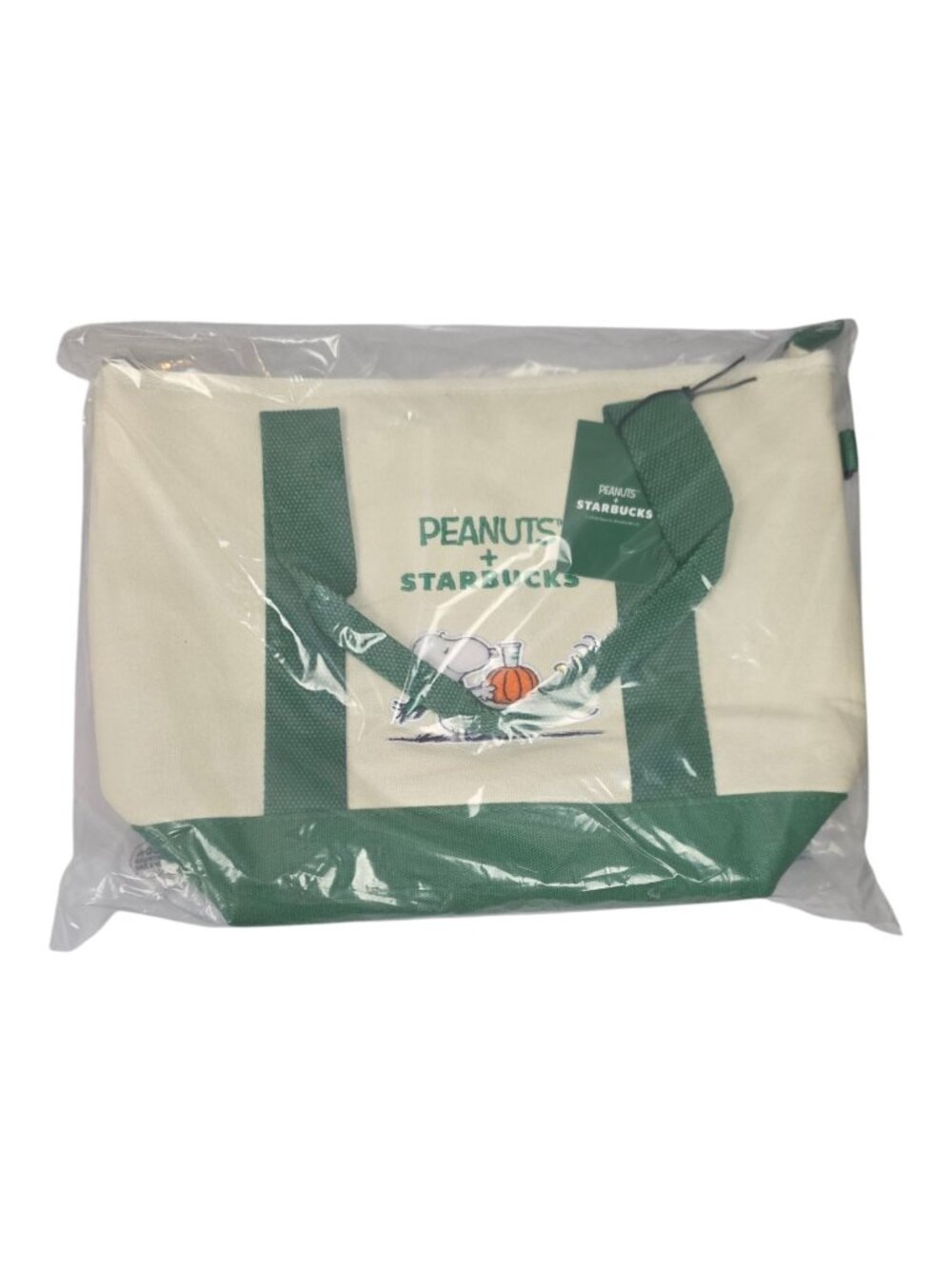 2026 Peanuts + Starbucks Snoopy Canvas Tote Reserve Exclusive NIP 011187250